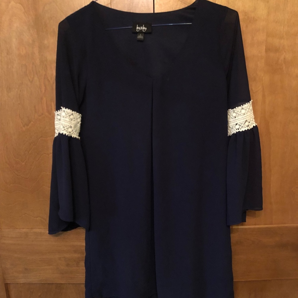 Navy Blue Casual Dress